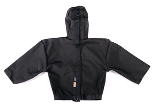 Black Mesh Hoodie - Adult & Youth